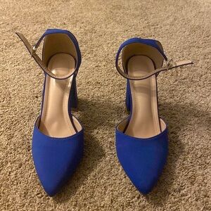 Blue heels